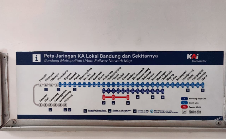 Rute Commuter Line Bandung