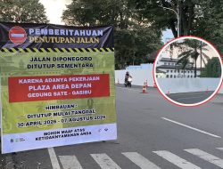 Jalan Diponegoro Bandung Ditutup, Ini Rekayasa Lalin