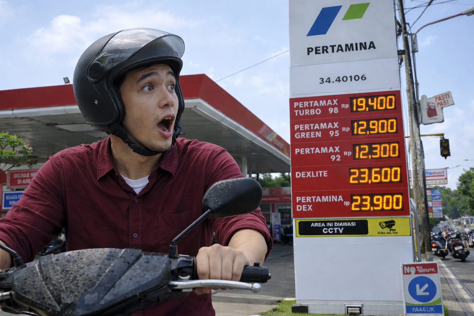 harga BBM Pertamina naik 18 April 2026 di SPBU (Foto/Ilustrasi AI)