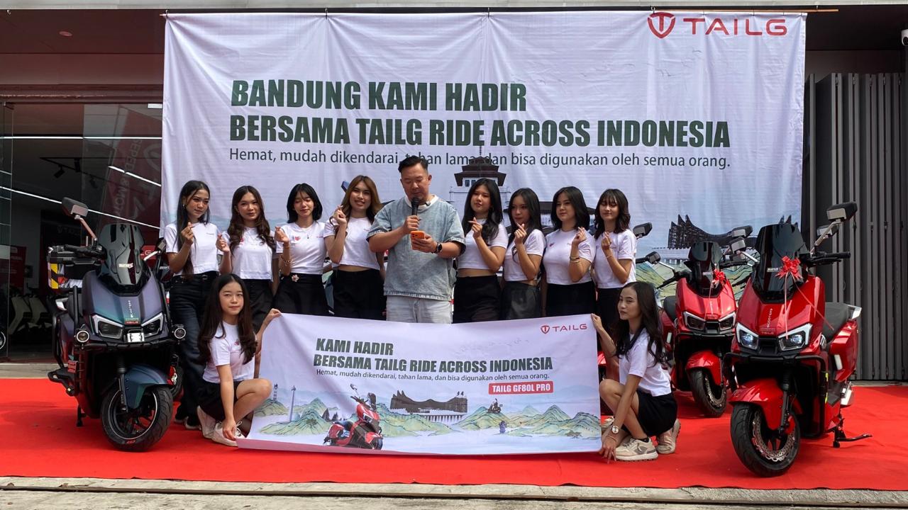 TAILG GF80L saat Riding 1000 Pulau di Kota Bandung