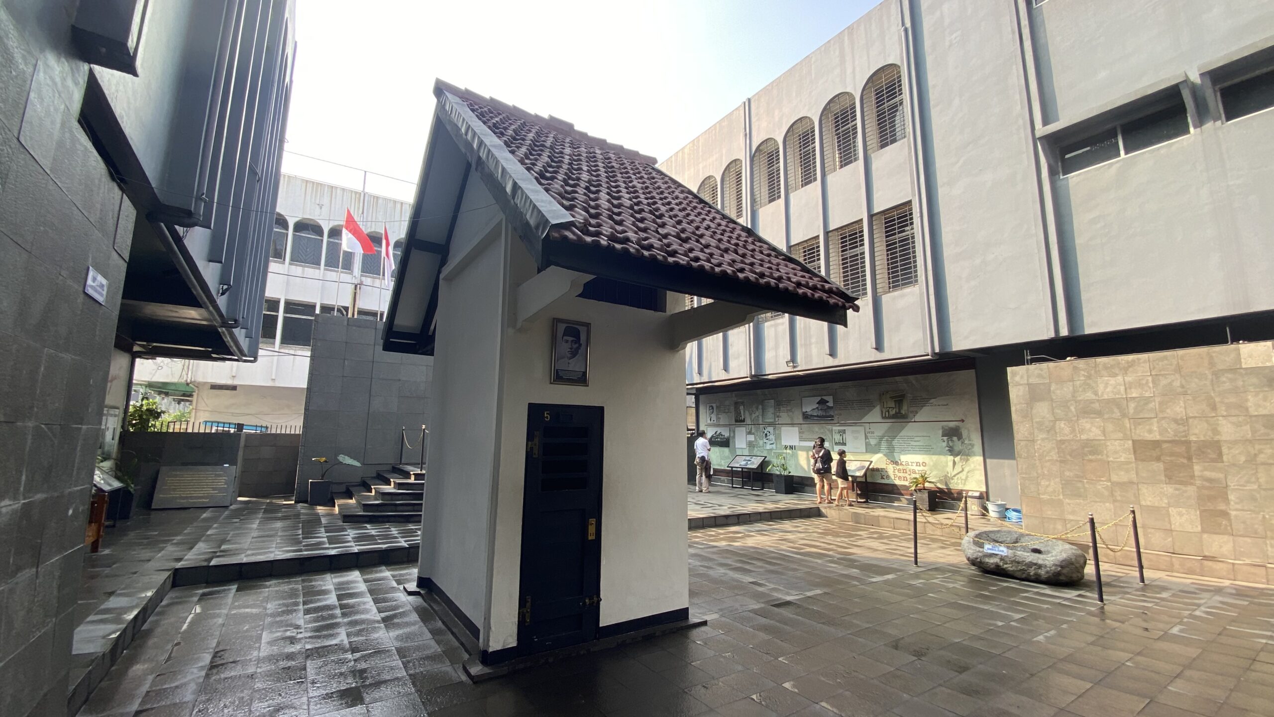 Monumen Penjara Banceuy di Bandung, bekas sel tempat Bung Karno pernah ditahan pemerintah kolonial Belanda.