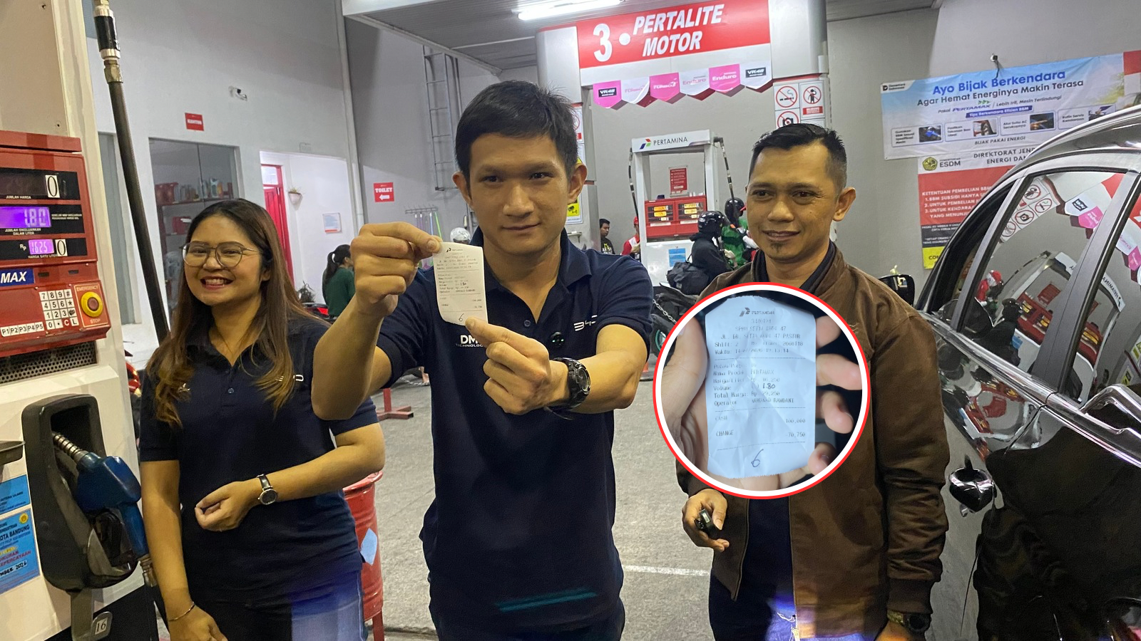 BYD M6 DM melintasi rute Bandung menuju Purwakarta, Ciater, dan Lembang dalam Media Challenge