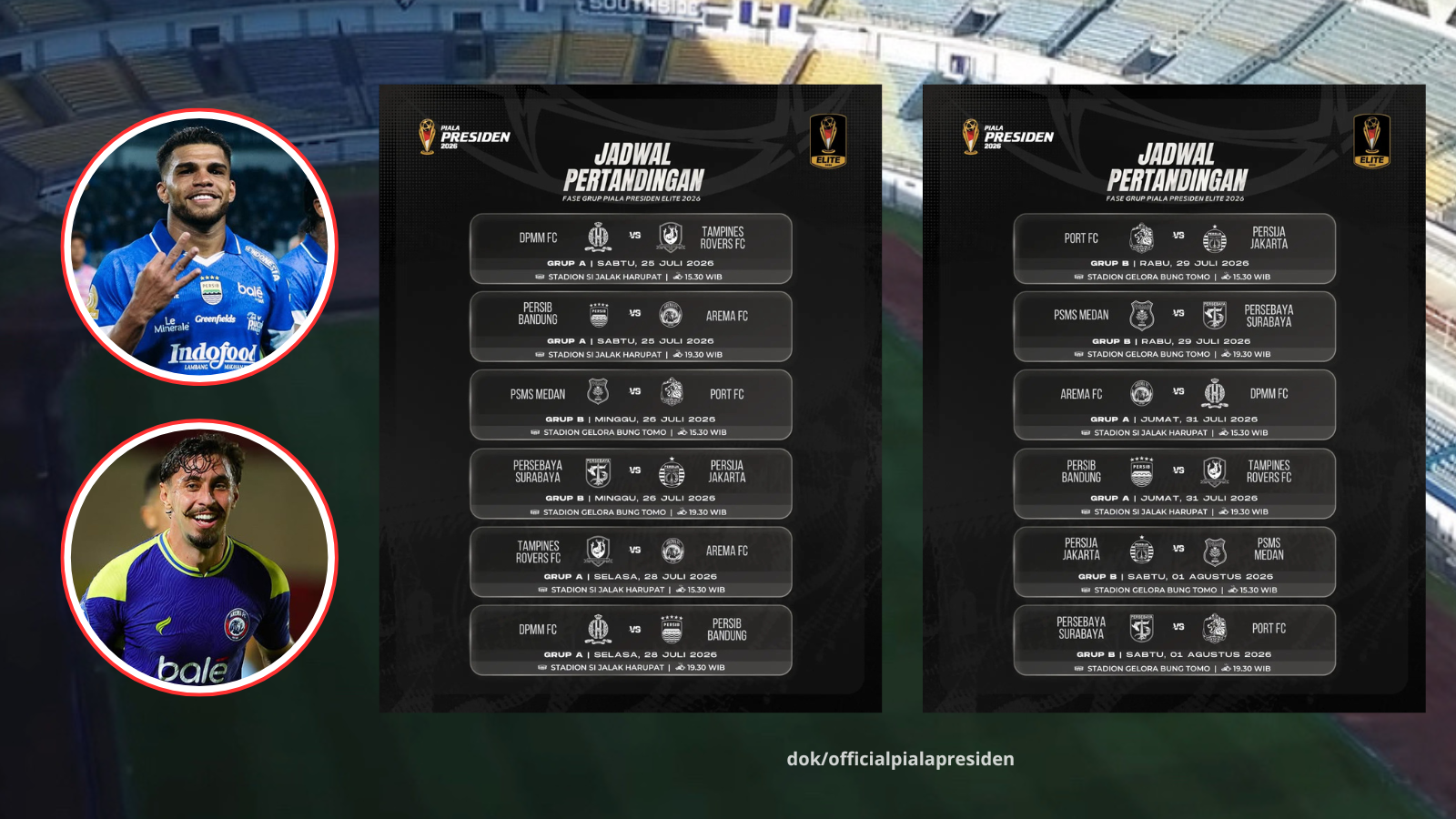 Jadwal Piala Presiden 2026 dan daftar peserta turnamen