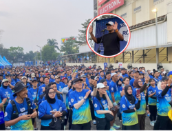 Infinity Walk RON88 Bandung, Ribuan Warga Jalan 8,8 KM