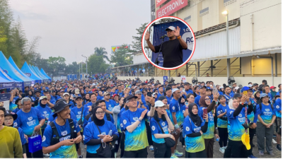 Infinity Walk RON88 Bandung, Ribuan Warga Jalan 8,8 KM