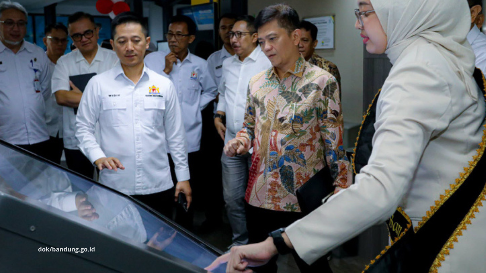 BKPM Nilai PTSP Kota Bandung saat visitasi di Mal Pelayanan Publik Kota Bandung